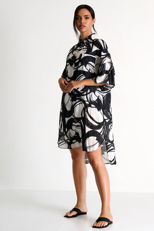Shan Lina Linen Shirt Dress